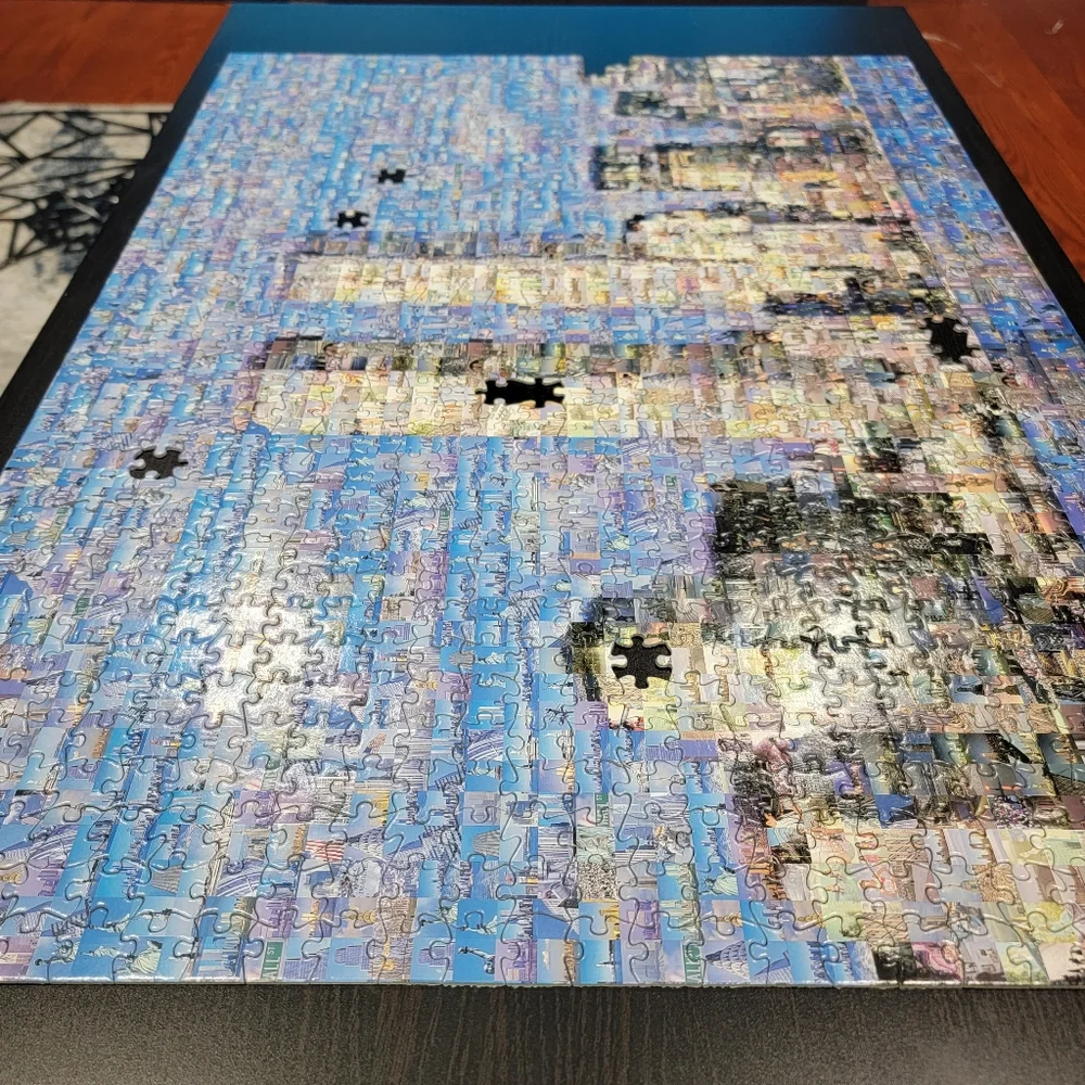 Buffalo Photomosaic NYC Skyline 1000 Piece Puzzle
